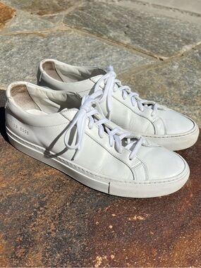 Common Projects Women's Original Achilles Leather Low-Top Sneakers White Size 38